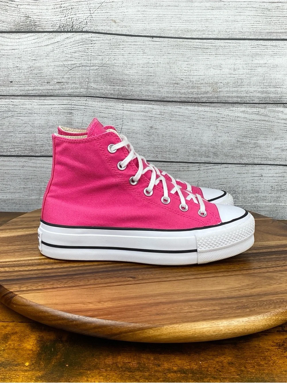 Converse Chuck Taylor All Star Lift Platform High Astral Pink A05663F Womens 7.5
